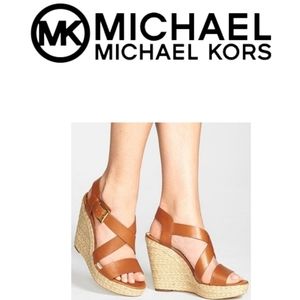 MICHAEL Kors Giovanna Leather Espadrille  Sandal